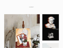 Tablet Screenshot of carnet.artsime.com